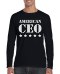 Five Star American CEO Men's Long Sleeve Shirt