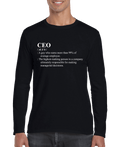 CEO Definition Men's Long Sleeve Shirt